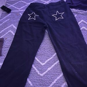 Amazon Black Star Flare Jeans